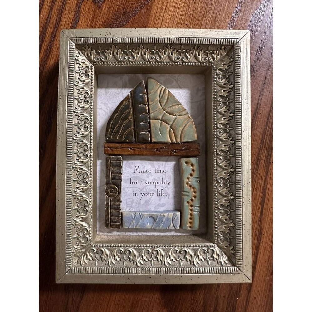 Demdaco Architettura 3D Framed Artwork Nina Irwin Wall Decor-Tranquility